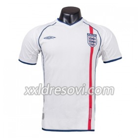 Engleska Retro Domaći Nogometni Dres 2002